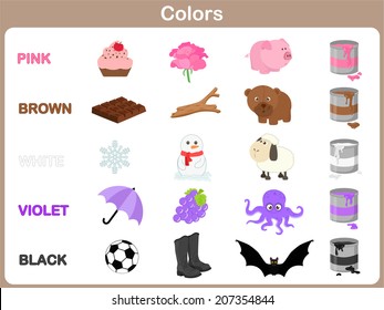 Learning The Object Colors For Kids