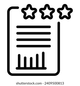 Learning paper icon outline vector. System education. Online management