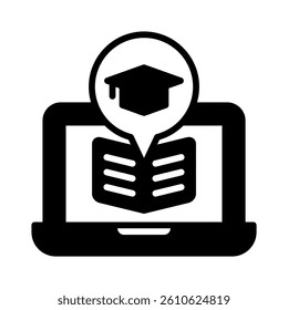 Learning Platform Icon Element for Design