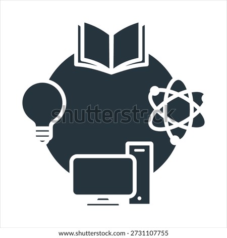 Learning Preferences Glyph Icon Collection