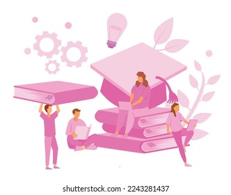 Learning progress and book reading as horizon expansion. Knowledge gain, academic studying, cognitive academic research. Smart people common support