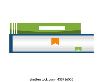 Learning and reading design.  Books  icon. vector graphic