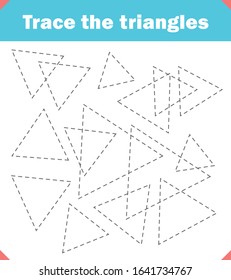 triangle worksheets images stock photos vectors shutterstock