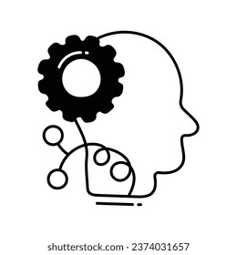 Guía de habilidades de aprendizaje Icono Icono Diseño ilustración. Símbolo de ciencia y tecnología sobre fondo blanco archivo EPS 10