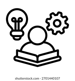 Learning Skills Icon Element For Design And Vector