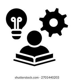 Learning Skills Icon Element For Design And Vector