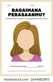 Ilustración de Plantilla de tarjeta de estudiante de aprendizaje