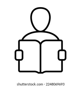 Learning, Study Icon Logo Design Vector Template Illustration Sign And Symbol Pixels Perfect