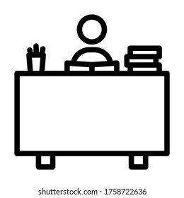Learning symbol vector - education icons