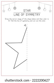 Learning Symmetry through Star Drawing