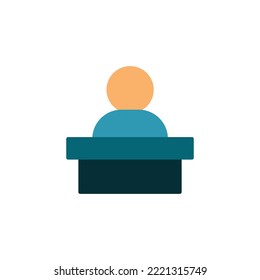 Learning theme icon suitable for web, application or additional components for your project