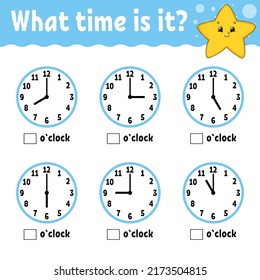 1 679 clock worksheet images stock photos vectors shutterstock