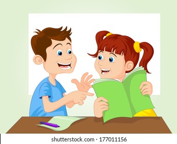 Learning Together Cartoon