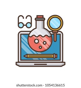 Learning tools vector icon