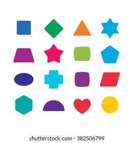 Learning Toys Color Shapes Set For Kids Education.