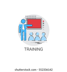 Learning Training Courses Education Icon Vector Illustration