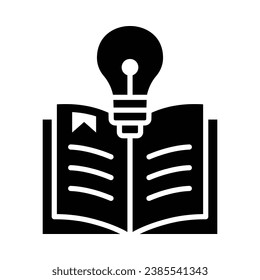 Learning Vector Glyph Icon For Personal And Commercial Use.
