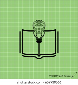 Learning vector icon