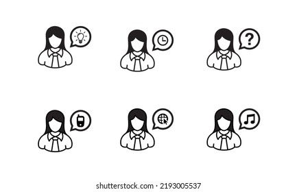 Learning, working, media using vector design template. Minimal vector design template