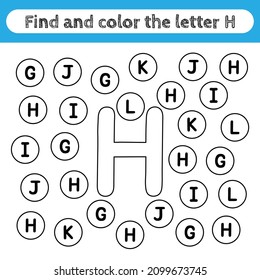 778 Letter h worksheets Images, Stock Photos & Vectors | Shutterstock