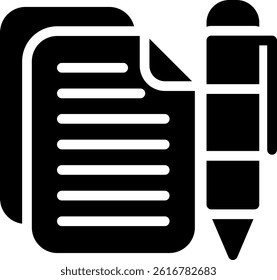 Learning Workshop Glyph Vector Icon Design