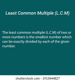 least common multiple (LCM) definition