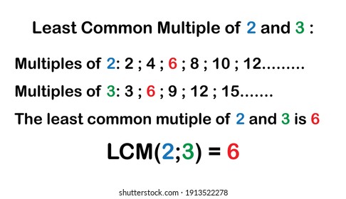 least common multiple (LCM) definition