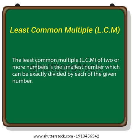 least common multiple (LCM) definition