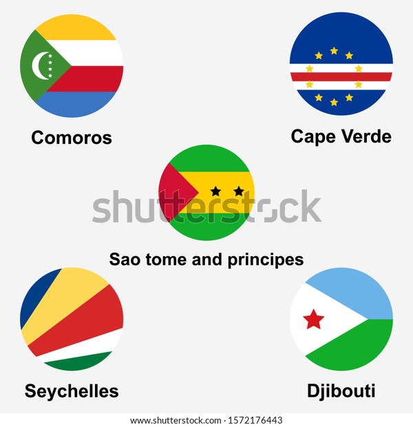 Least Populated African Countries Flags Icon Stock Vector Royalty Free 1572176443 Shutterstock