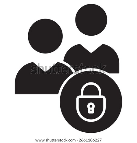 Least Privilege Access Icon, Enforcing Least Privilege Access for Maximum Security, Minimize Risk with Role-Based Least Privilege Strategies, vector