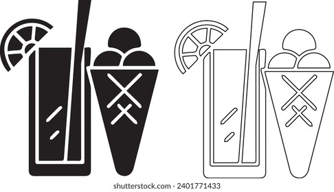 Leasure party black icon, vector sign 