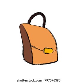 Leather bag isolated