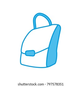 Leather bag isolated