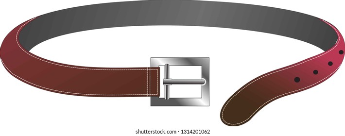 the leather belt