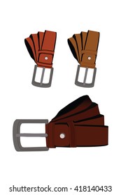 Leather belt