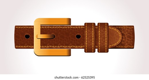 Leather belt