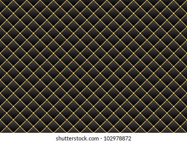 Leather black & gold background