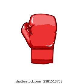 leather boxing gloves cartoon. equipment fist, competitive sportswear, training box leather boxing gloves sign. isolated symbol vector illustration