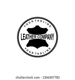 leather company logo design