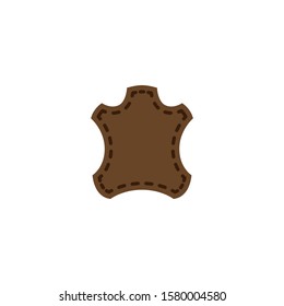 leather creative icon. From Handmade icons collection. Isolated leather sign on white background