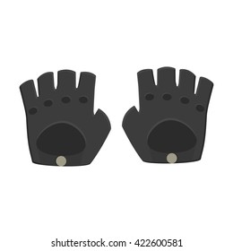 Leather gloves icon.  