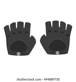 Leather gloves icon of vector illustration for web and mobile