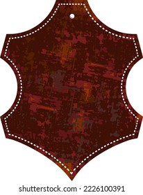 Leather goods symbol for leather craftsman