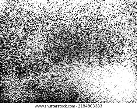 Leather grunge vector background. Urban old peeled wall. Dust Distressed Overlay. Rough black and white texture with faded paint and scratched plaster. Wallpaper with rust and dirt.