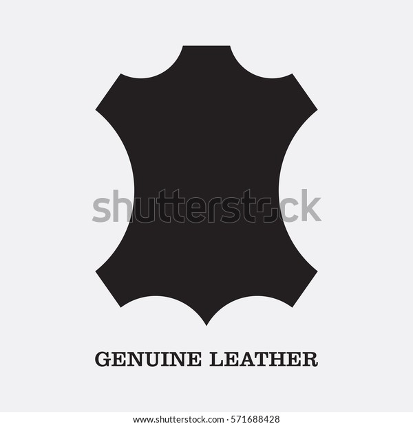 Leather Icon Stock Vector (Royalty Free) 571688428