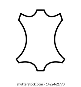 Leather Icon. Fashion Element Vector - Flat and Trendy Sign / Symbol Illustration for Design and Websites, Presentation or Mobile Application.