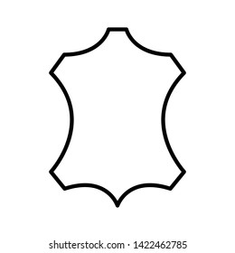 Leather Icon. Fashion Element Vector - Flat and Trendy Sign / Symbol Illustration for Design and Websites, Presentation or Mobile Application.