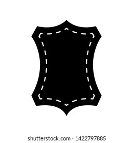 Leather Icon. Fashion Element Vector - Flat and Trendy Sign / Symbol Illustration for Design and Websites, Presentation or Mobile Application.