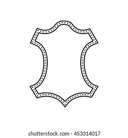  leather icon on a white background