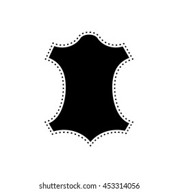 leather icon on a white background